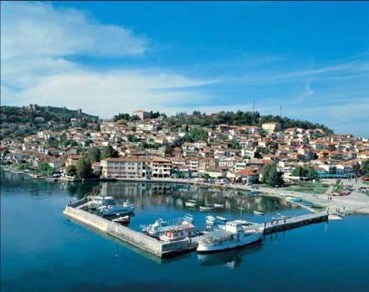 Sunny Lake Hostel Ohrid Bagian luar foto